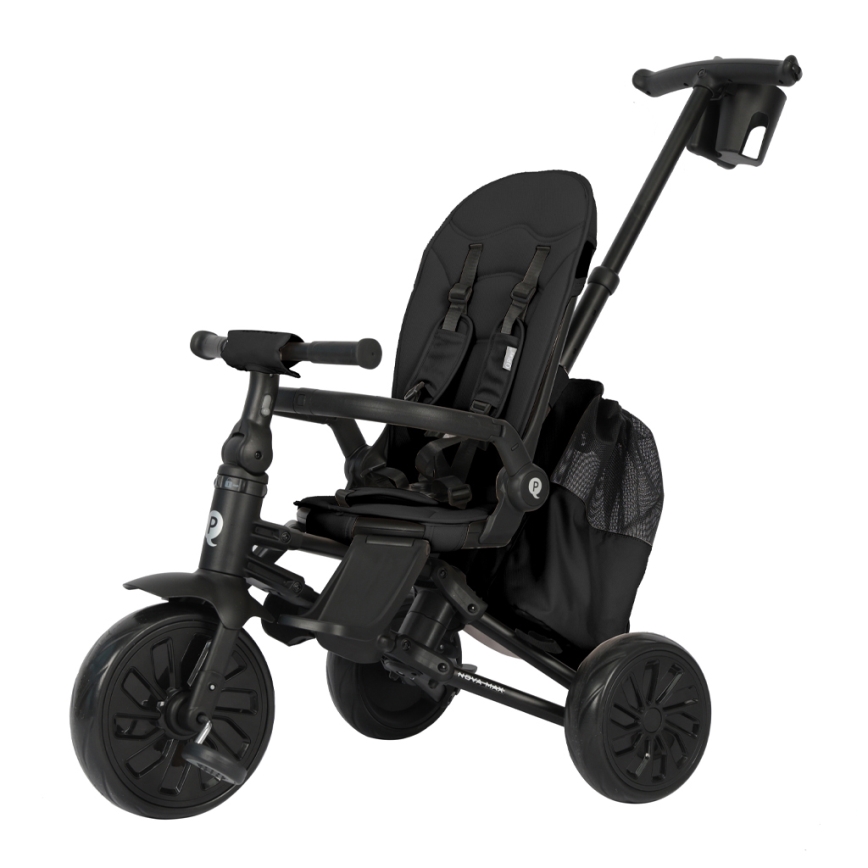 QPlay - Kinder-Dreirad 5-in-1 NOVA MAX, schwarz
