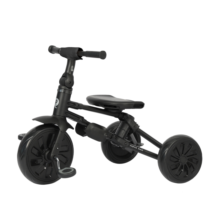 QPlay - Kinder-Dreirad 5-in-1 NOVA MAX, schwarz
