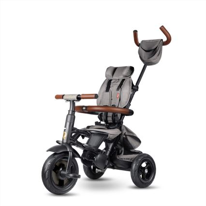 QPlay - Kinder-Dreirad 6-in-1 RITO DELUXE grau