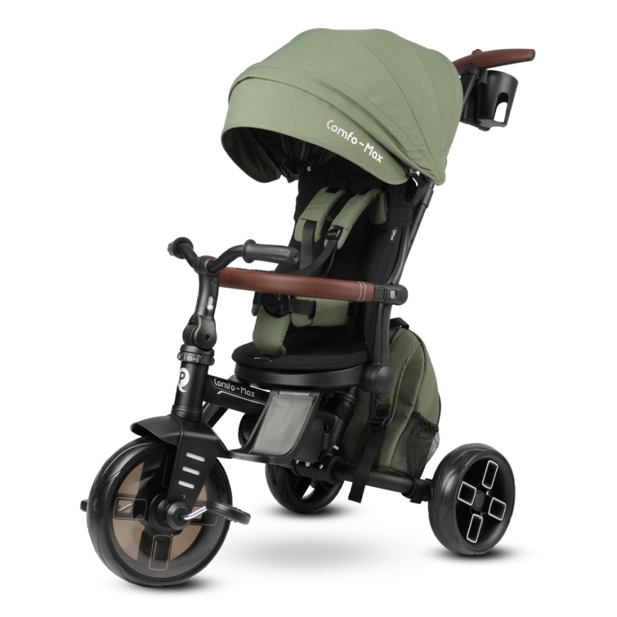 QPlay - Kinder-Dreirad 7-in-1 COMFO MAX Grün