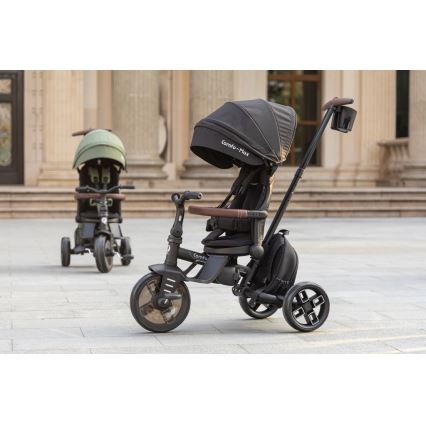 QPlay - Kinder-Dreirad 8-in-1 COMFO MAX grau