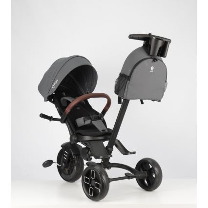QPlay - Kinder-Dreirad 8-in-1 COMFO MAX grau