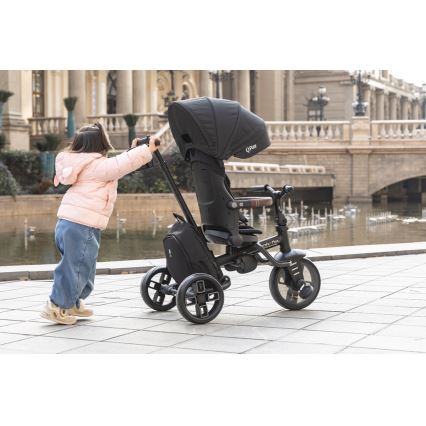 QPlay - Kinder-Dreirad 8-in-1 COMFO MAX schwarz