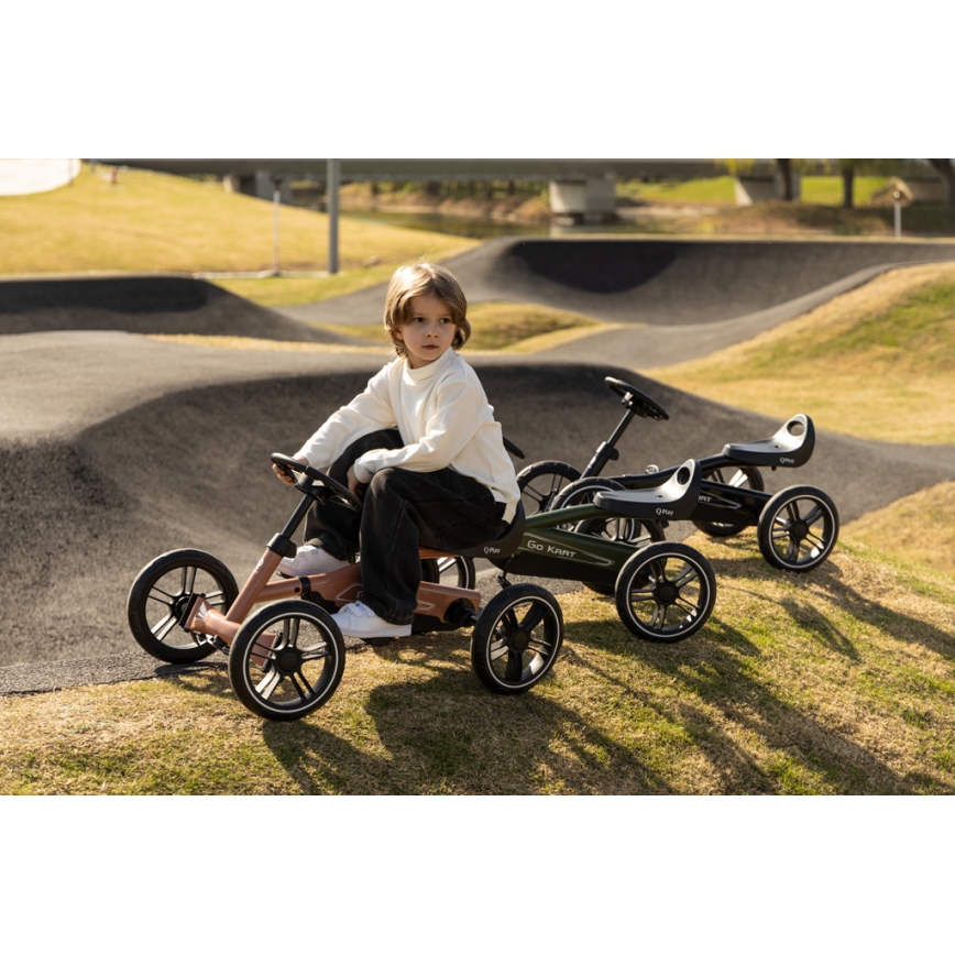 QPlay - Kinder-Quad GO KART schwarz