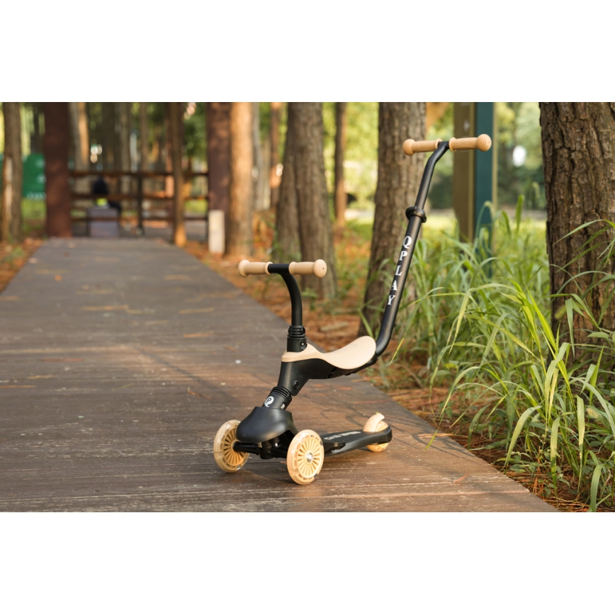 QPlay - Kinder-Scooter 5in1 SEMA beige