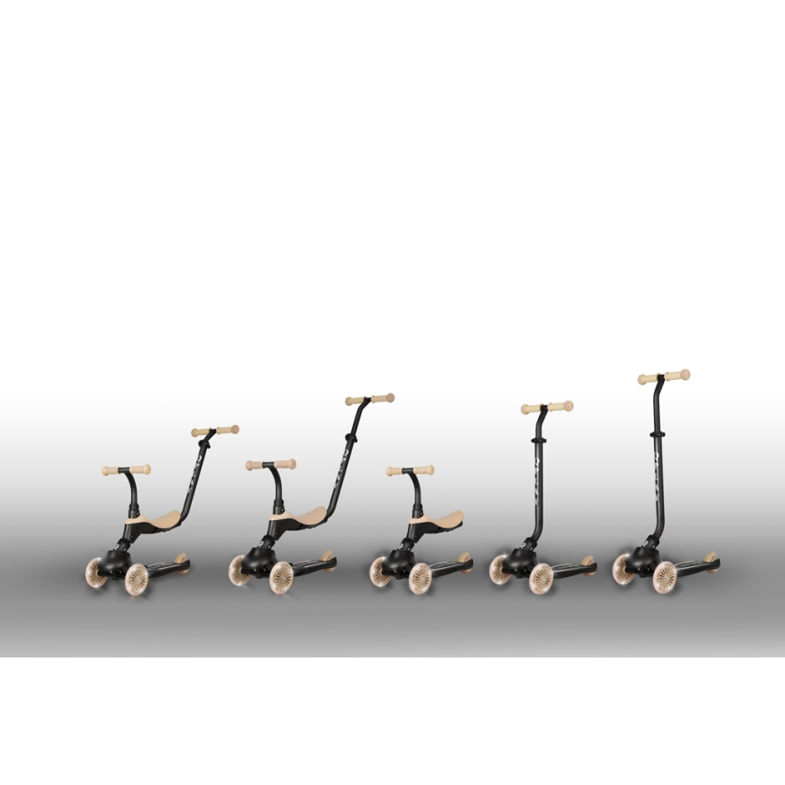 QPlay - Kinder-Scooter 5in1 SEMA beige