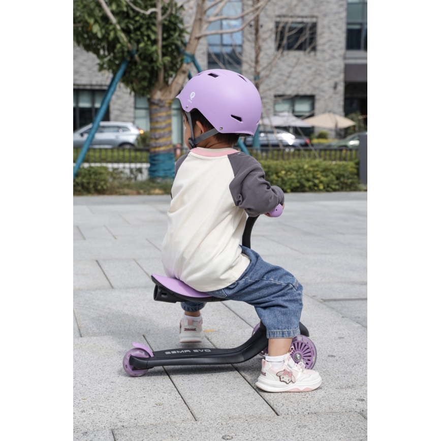 QPlay - Kinder-Scooter 5in1 SEMA violett