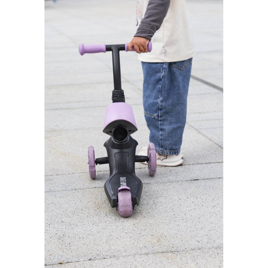 QPlay - Kinder-Scooter 5in1 SEMA violett