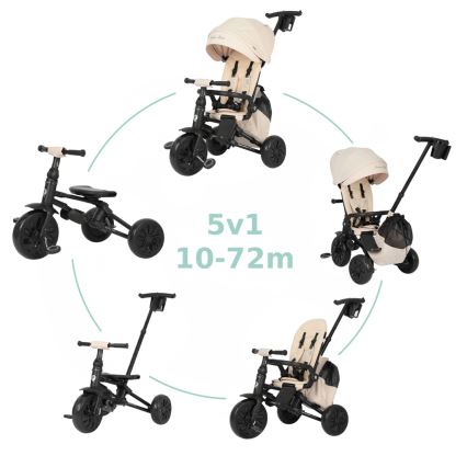 QPlay - Kinderdreirad 5-in-1 NOVA MAX beige