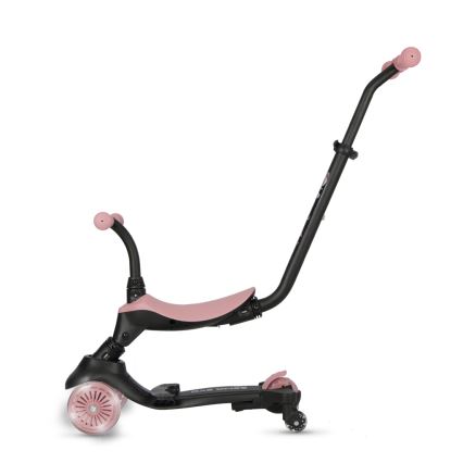 QPlay - Kinderroller mit LED-Rädern 5-in-1 SEMA EVO rosa