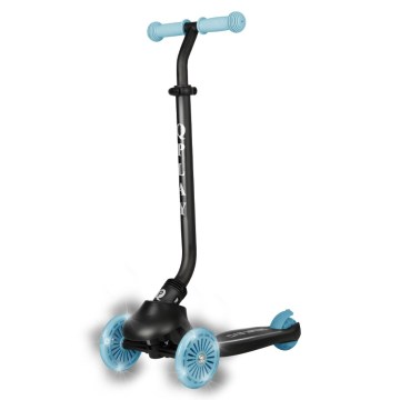 QPlay - Kinderroller SEMA EVO 5-in-1 mit LED-Rädern, blau