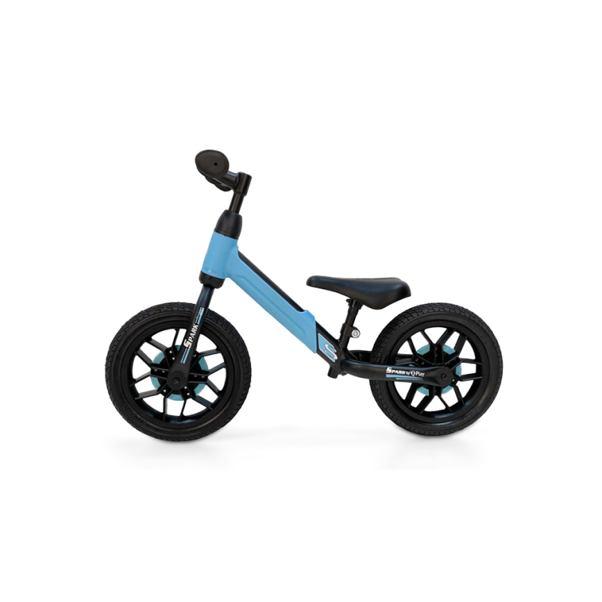 QPlay - Laufrad mit LED-Leuchten auf Rädern SPARK blau