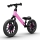 QPlay - Laufrad mit LED-Leuchten auf Rädern SPARK pink