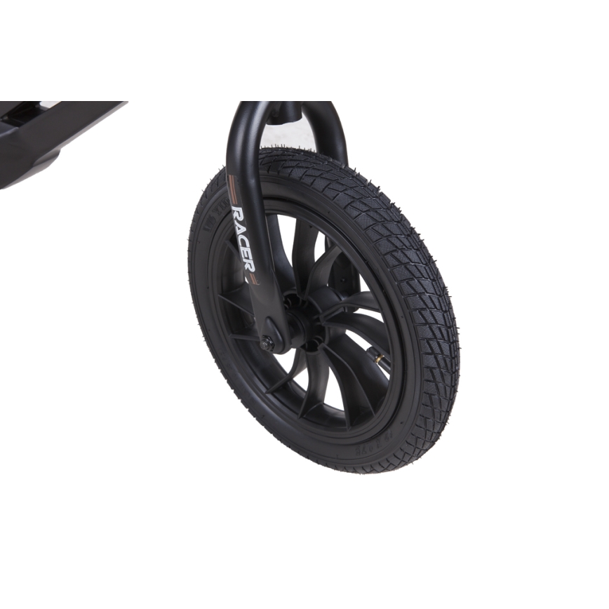 QPlay - Laufrad RACER AIR schwarz/braun