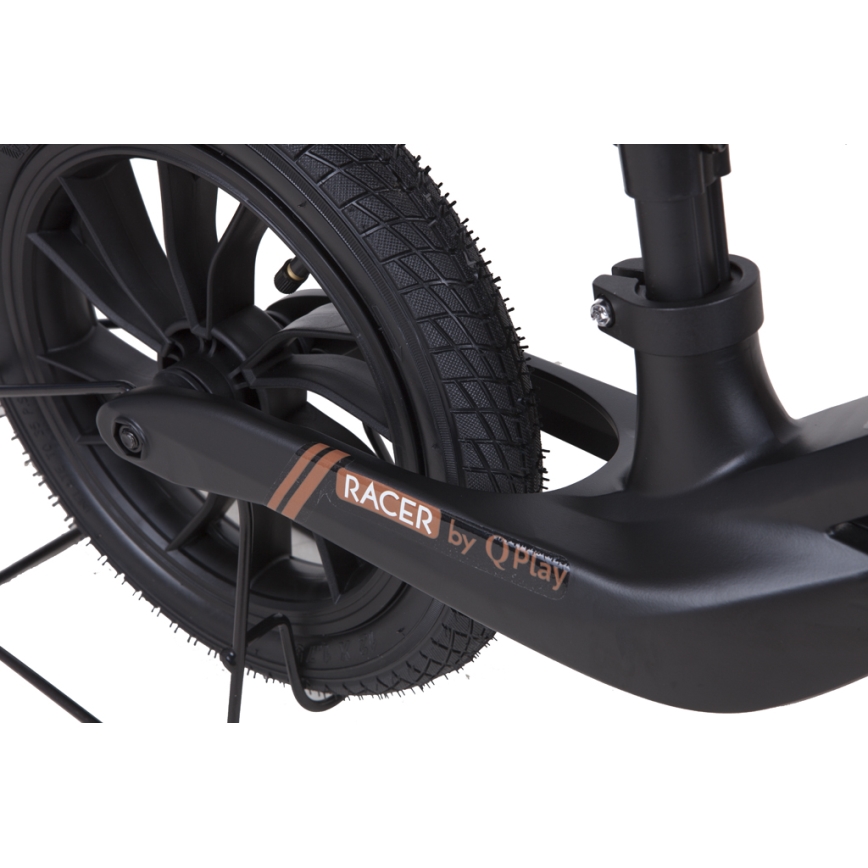 QPlay - Laufrad RACER AIR schwarz/braun