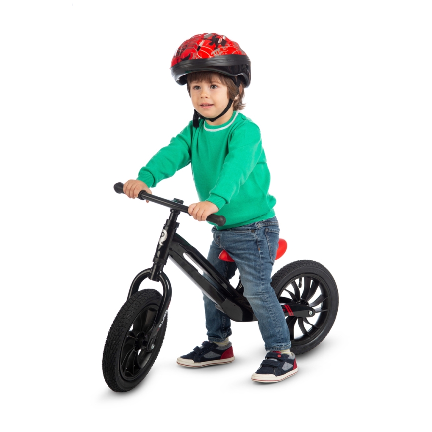 QPlay - Laufrad RACER AIR schwarz/rot