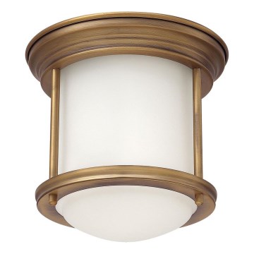 Quintiesse - Außen-Deckenleuchte HADRIAN 1xE27/60W/230V Ø 16,8 cm IP44 goldfarben