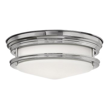 Quintiesse - Außen-Deckenleuchte HADRIAN 2xE27/40W/230V Ø 27,8 cm IP44 glänzender Chrom