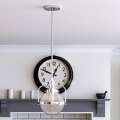 Quintiesse - Außen-Pfostenleuchte TRIOCENT 1xE27/40W/230V IP44, glänzender Chrom