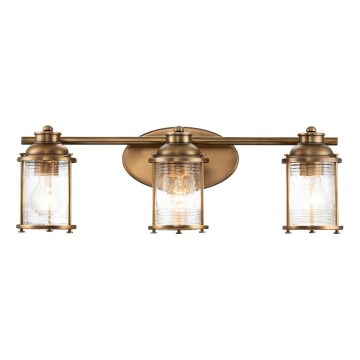 Quintiesse - Außenwandleuchte ASHLAND BAY 3xE27/60W/230V IP44 bronzefarben