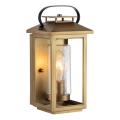 Quintiesse - Außenwandleuchte ATWATER S 1xE27/60W/230V IP44 goldfarben