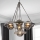 Quintiesse - Deckenleuchte an Stange HARPER 7xE14/60W/230V Ø 81,3 cm glänzender Chrom/rauchfarbenes Glas
