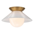 Quintiesse - Deckenleuchte SAUCER 1xE27/40W/230V Ø 36,6 cm goldfarben