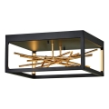 Quintiesse - LED Deckenleuchte STYX LED/8W/230V schwarz/gold