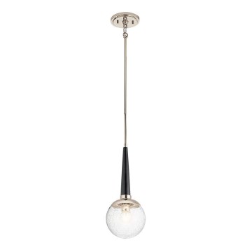 Quintiesse - Pendelleuchte MARILYN an Stange 1xE27/60W/230V Ø 19,5 cm glänzender Chrom/Schwarz