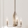 Quintiesse - Pendelleuchte mit Stange KIMROSE 3xE14/40W/230V Ø 45,9 cm goldfarben
