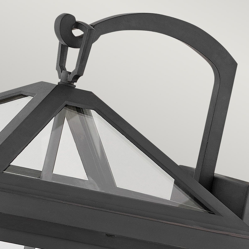 Quintiesse - Außenwandleuchte ALFORD L 3x E14/40W/230V, IP44, schwarz