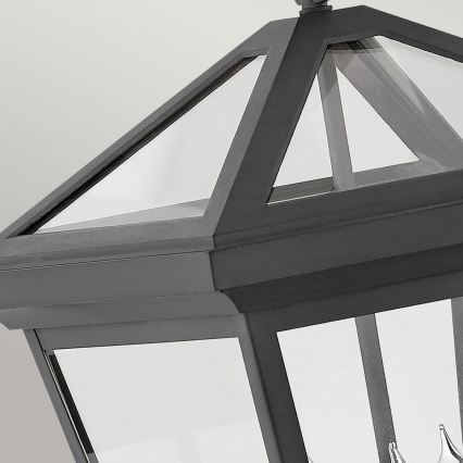 Quintiesse - Außenwandleuchte ALFORD L 3x E14/40W/230V, IP44, schwarz