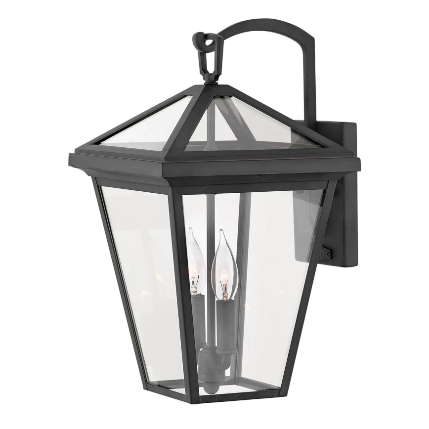 Quintiesse - Außenwandleuchte ALFORD M 2xE14/40W/230V IP44 schwarz