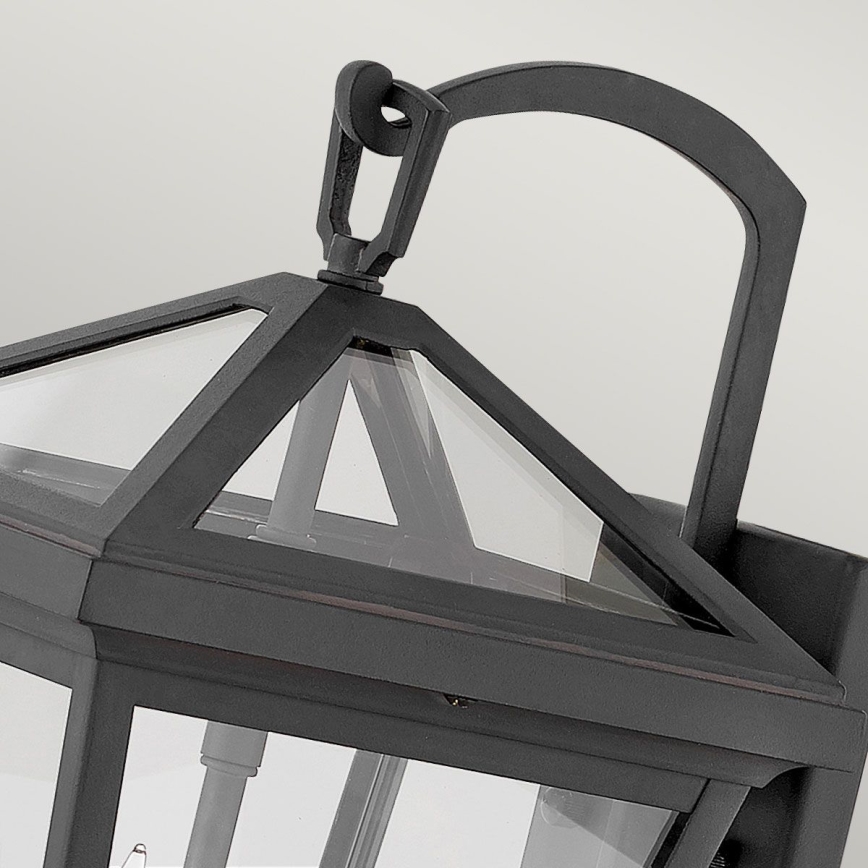 Quintiesse - Außenwandleuchte ALFORD S 2xE14/40W/230V IP44 schwarz