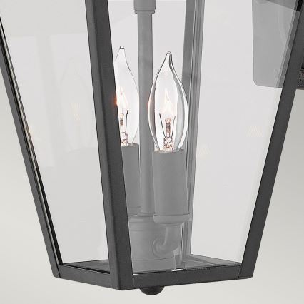 Quintiesse - Außenwandleuchte ALFORD S 2xE14/40W/230V IP44 schwarz