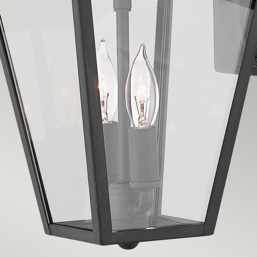 Quintiesse - Außenwandleuchte ALFORD S 2xE14/40W/230V IP44 schwarz