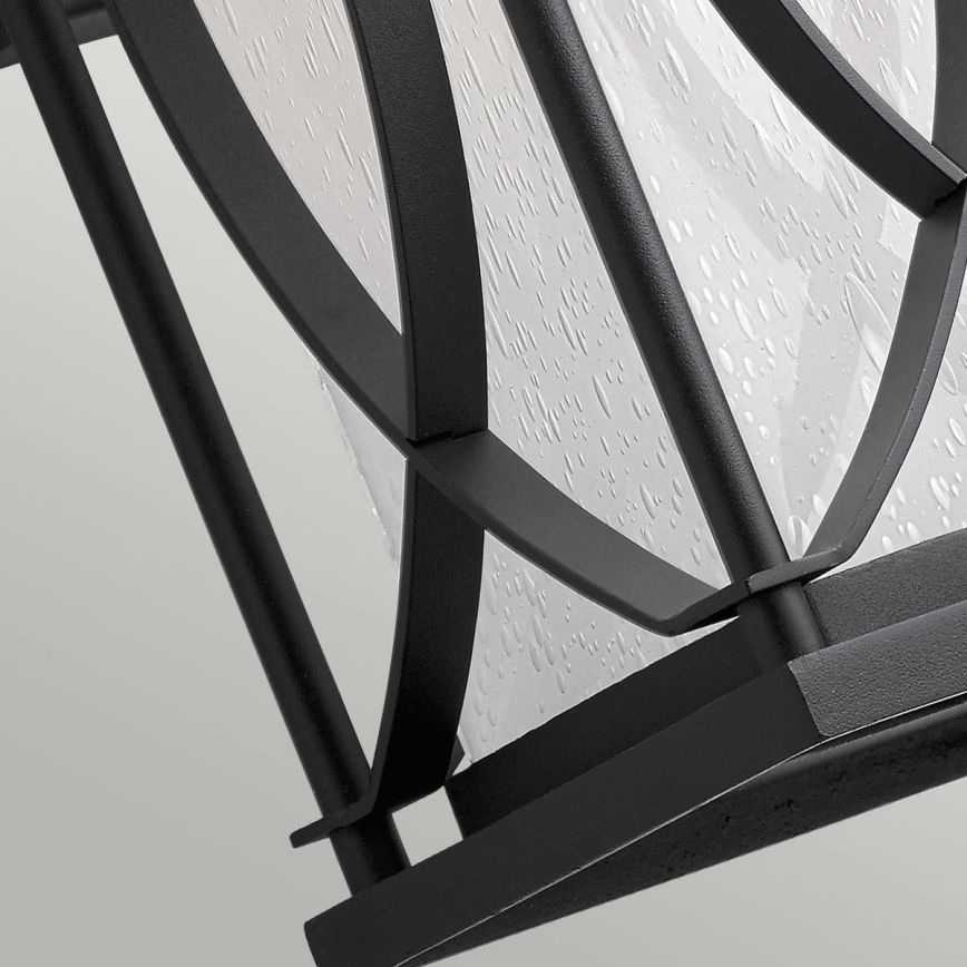 Quintiesse - Außenwandleuchte ASHBERN M 1xE27/60W/230V IP44 schwarz