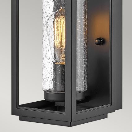 Quintiesse - Außenwandleuchte ATWATER S 1xE27/60W/230V IP44 schwarz