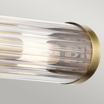 Quintiesse - Badezimmer-Wandleuchte AZORES 2xE14/40W/230V IP44 goldfarben