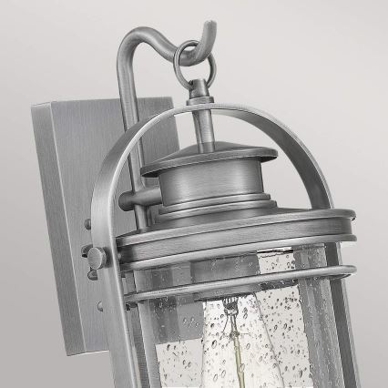 Quintiesse - Außenwandleuchte BOOKER M 1xE27/60W/230V IP44 mattchrom