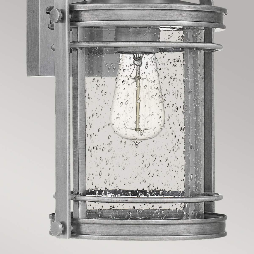 Quintiesse - Außenwandleuchte BOOKER M 1xE27/60W/230V IP44 mattchrom