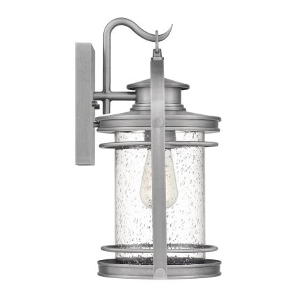 Quintiesse - Außenwandleuchte BOOKER M 1xE27/60W/230V IP44 mattchrom