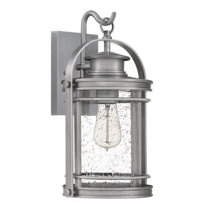Quintiesse - Außenwandleuchte BOOKER M 1xE27/60W/230V IP44 mattchrom