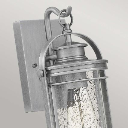 Quintiesse - Außenwandleuchte BOOKER S 1xE27/60W/230V IP44 mattchrom