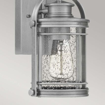 Quintiesse - Außenwandleuchte BOOKER S 1xE27/60W/230V IP44 mattchrom