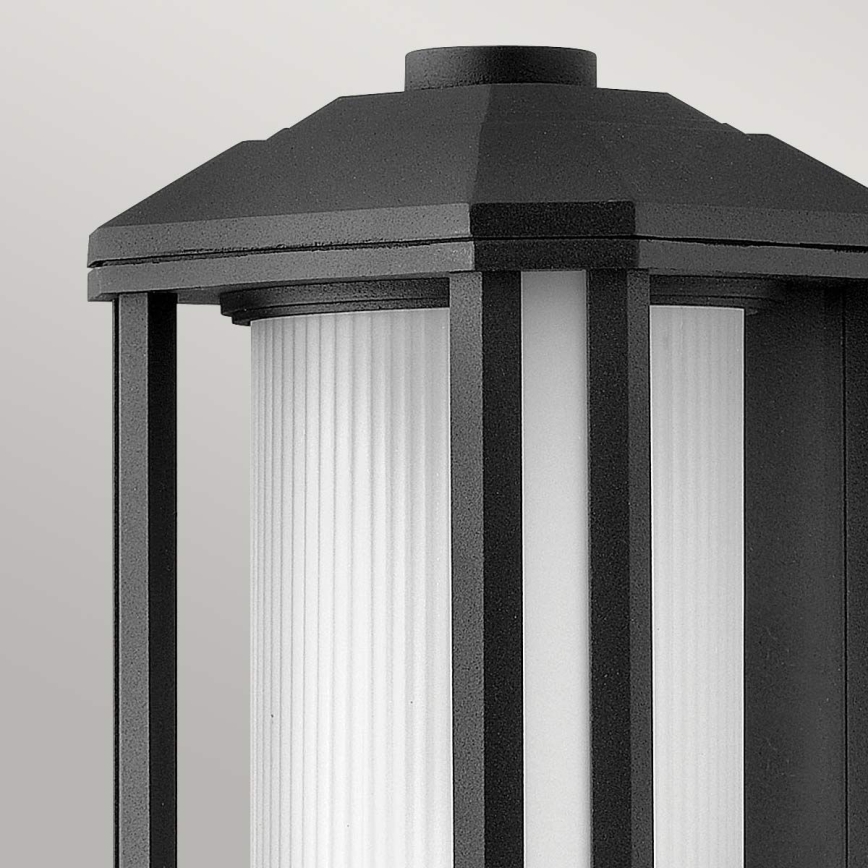 Quintiesse - Außenwandleuchte CASTELLE M 1xE27/60W/230V IP44 schwarz
