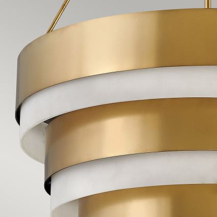 Quintiesse - Pendelleuchte mit Stange ECHELON 8xE14/40W/230V goldfarben