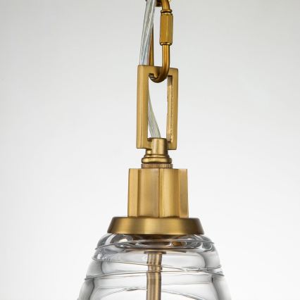 Quintiesse - Pendelleuchte mit Kette ELMORE 1xE27/60W/230V Gold