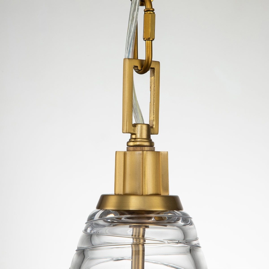 Quintiesse - Pendelleuchte mit Kette ELMORE 1xE27/60W/230V Gold