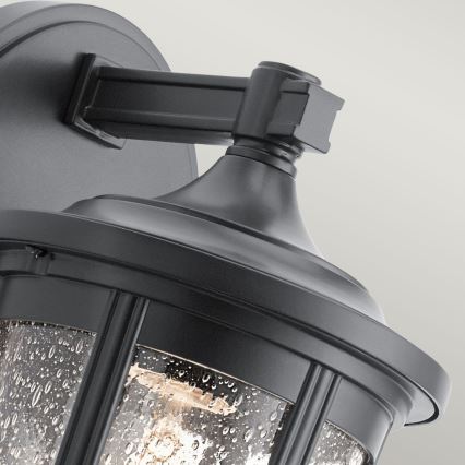 Quintiesse - Außenwandleuchte FAIRFIELD M 1xE27/60W/230V IP44 schwarz